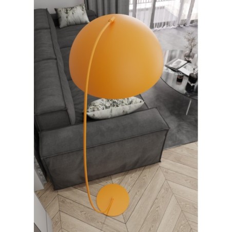 Lynox orange floor lamp