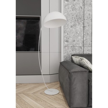 Lynox white floor lamp