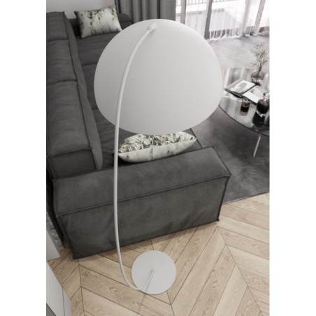 Lynox white floor lamp
