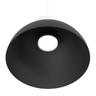 Lámpara colgante Varel S negro+blanco