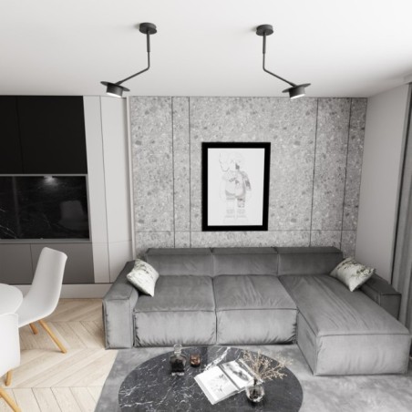 Lámpara de techo Tevra negro