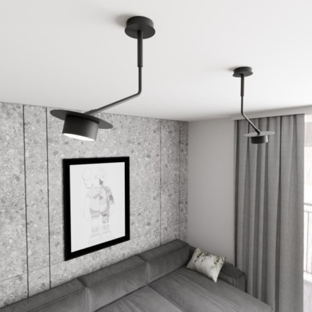 Lámpara de techo Tevra negro