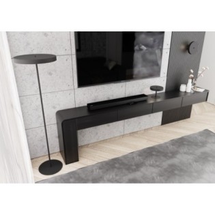 Lámpara de mesa Zuko negro (2 luces)