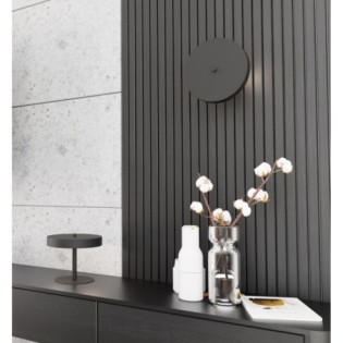 Lámpara de mesa Zuko negro (2 luces)