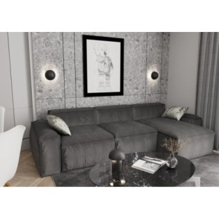 Lámpara de mesa Konvi negro (2 luces)