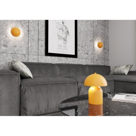 Lámpara de mesa Konvi naranja (2 luces)