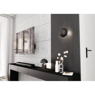 Aplique de pared Konvi negro (2 luces)