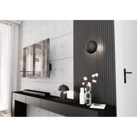 Aplique de pared Konvi negro (2 luces)