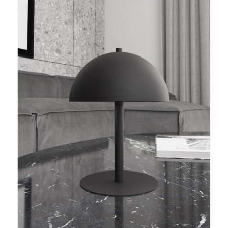 Pryla black table lamp (2 lights)