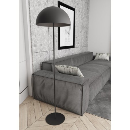 Pryla black floor lamp