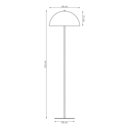 Pryla black floor lamp