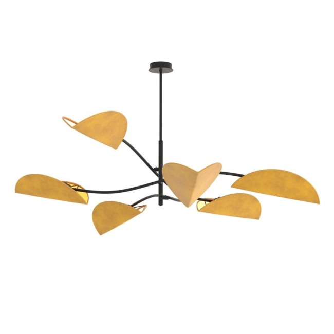 Norgi Mustard Ceiling Lamp (6 lights)
