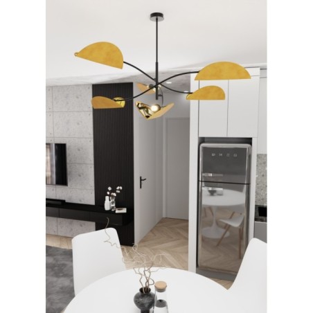 Norgi Mustard Ceiling Lamp (6 lights)