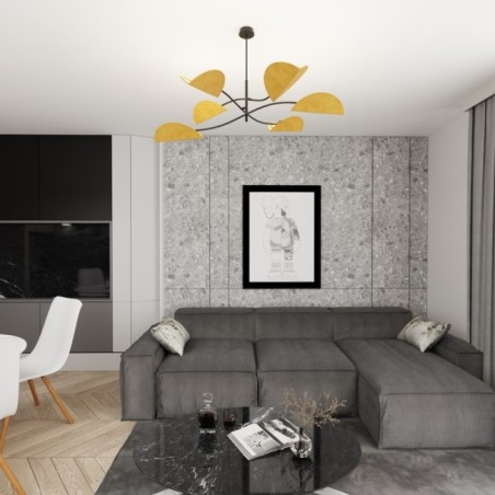 Norgi Mustard Ceiling Lamp (6 lights)