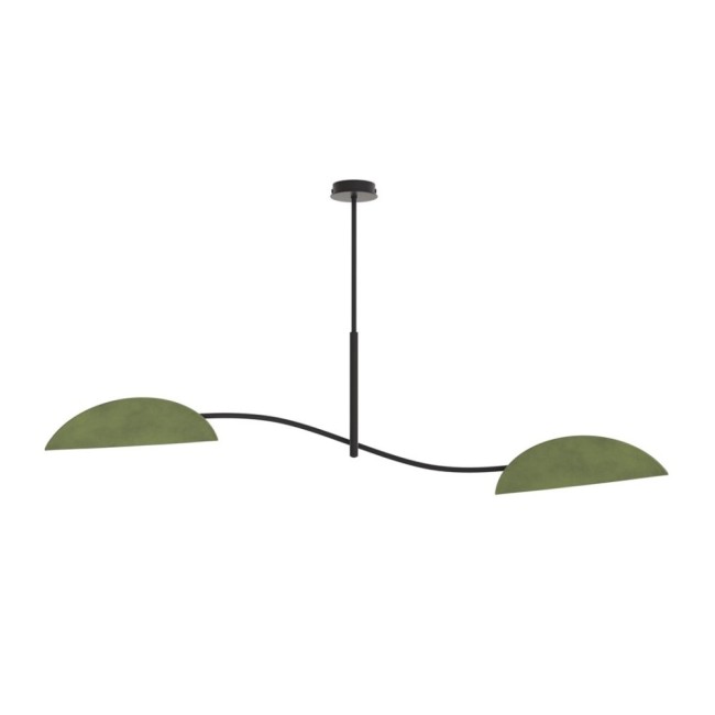 Norgi Green Ceiling Lamp (2 lights)