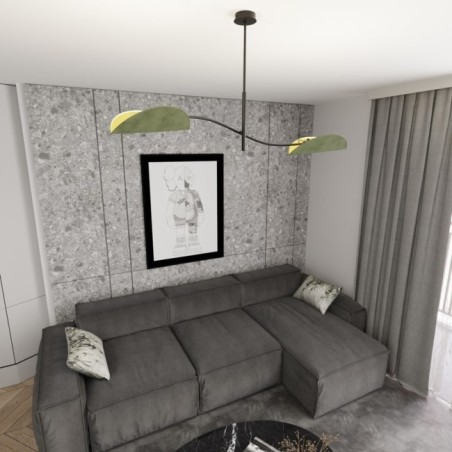 Norgi Green Ceiling Lamp (2 lights)