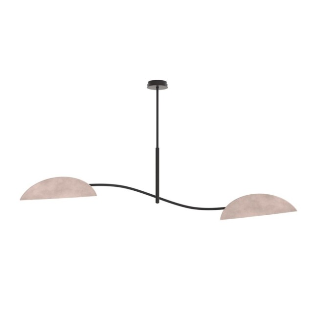 Norgi Gray Ceiling Lamp (2 lights)
