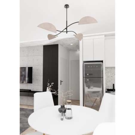 Norgi Gray Ceiling Lamp (4 lights)