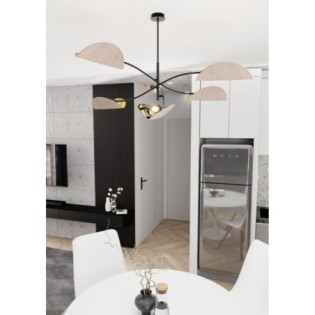 Norgi Gray Ceiling Lamp (6 lights)