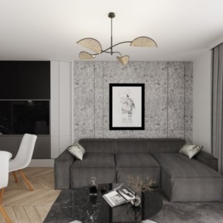 Norgi black ceiling lamp (4...