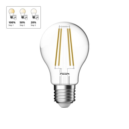 LED Bulb E27 A60 2700K Step-dim (4.9W)