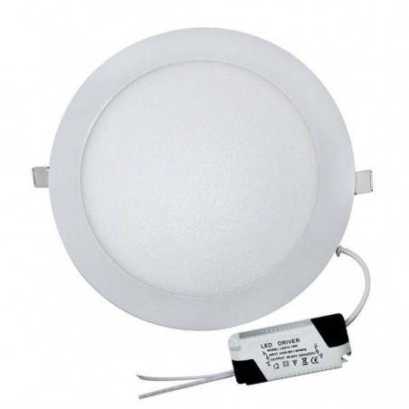 Downlight LED Rund Extra Flach 18W-6000ºK (weiß)