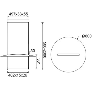 Lámpara de techo LED Sun II (39W)