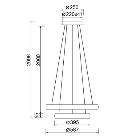 Lámpara de techo LED Flats (70W)
