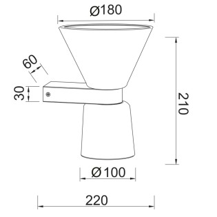 Aplique de pared LED New York (6W)