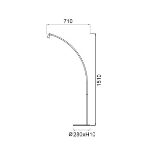 Lámpara de pie LED Africa (5W)
