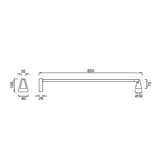 Aplique de pared LED Africa...
