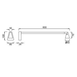 Aplique de pared LED Africa...
