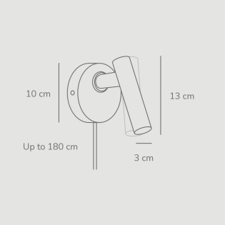 Aplique de pared Makoto