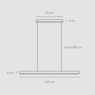 LED Pendant Lamp Akeno (25W)