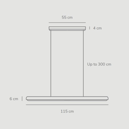 LED Pendant Lamp Akeno (25W)