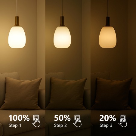 LED Bulb E27 A60 2700K Step-dim (4.9W)