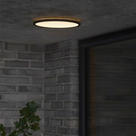 Oja 29 Round Outdoor LED Ceiling Light (14W)
