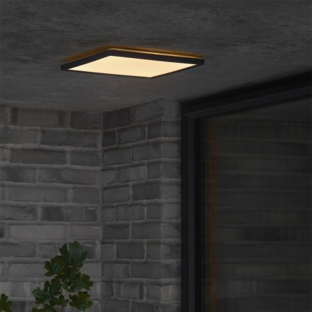 Oja 29 Square Outdoor LED Ceiling Light (14W)