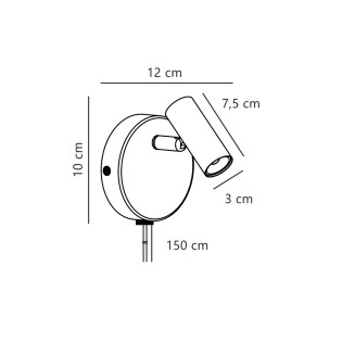 Omari Round LED Wall Sconce (3.2W)