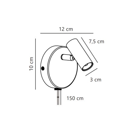 Omari Round LED Wall Sconce (3.2W)