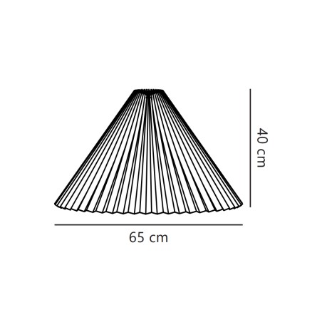 Lámpara colgante Belloy Big 65