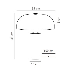 Gabrielle table lamp