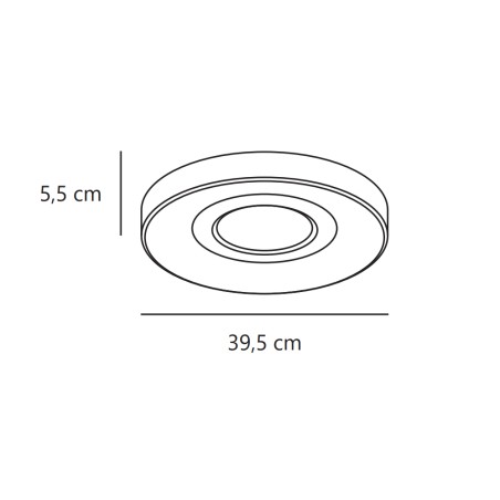 LED Ceiling Panel Halyna (24W)