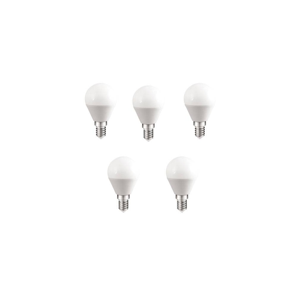 Pack 5 Light Bulbs A2BC LED 6W (E14 - 6000K).