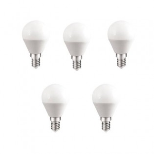 Pack 5 Light bulbs led A2BC 6W E14  (4000ºk)