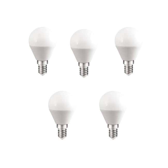 Pack 5 Light bulbs led A2BC 6W E14  (4000ºk)