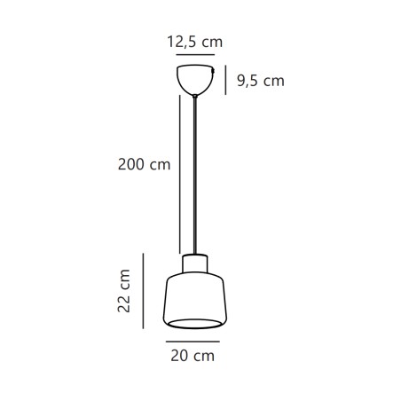 Louella 20 pendant lamp