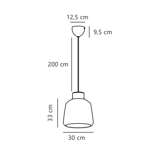 Louella 30 pendant lamp