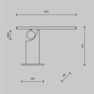 Monument LED Table Lamp (9W)
