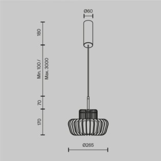 Pendant Lamp LED Namiki II (14W)